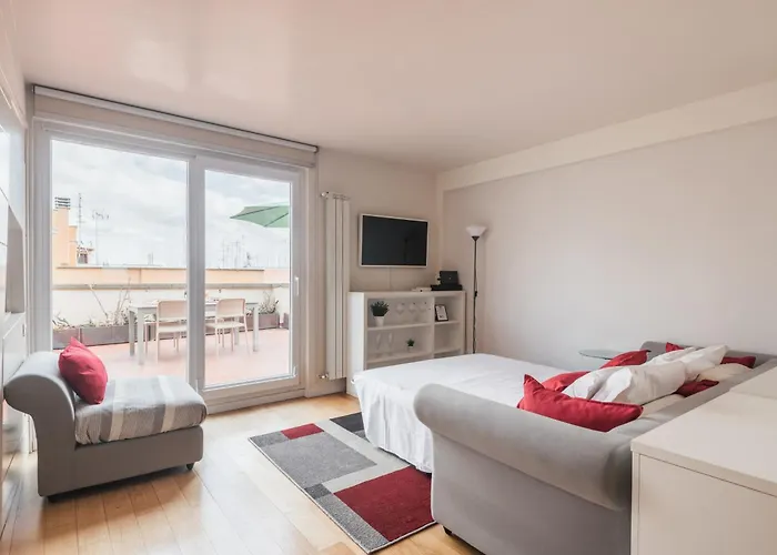 Con Terrazzo - Vicino Centro Di Apartment Rom